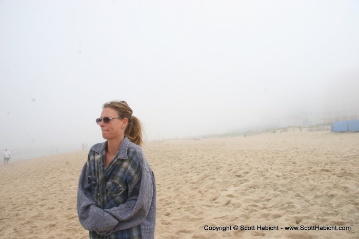 Then headed to the beach when this wicked fog rolled in to town.