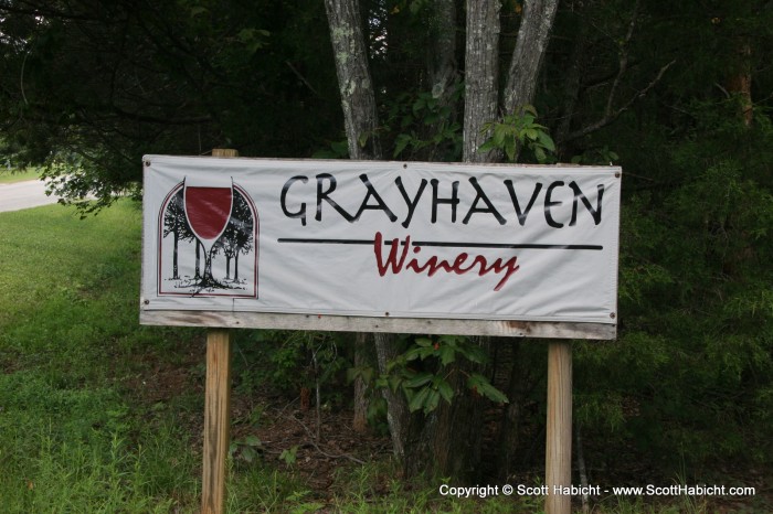 Grayhaven Winery, #8 on our weekend quest.