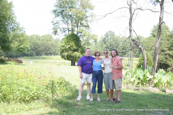 And we stopped for a picture with our new friends.