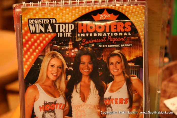 Hooters, where the women get.....