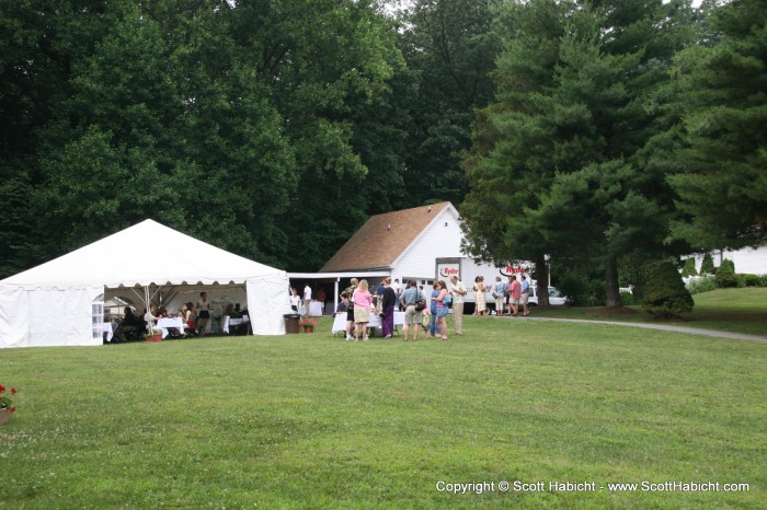 The next day I was totally hung over for the Tersiguel's garden party.