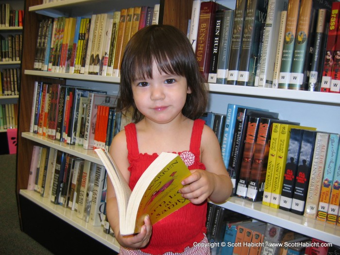 She's a great reader for her age.