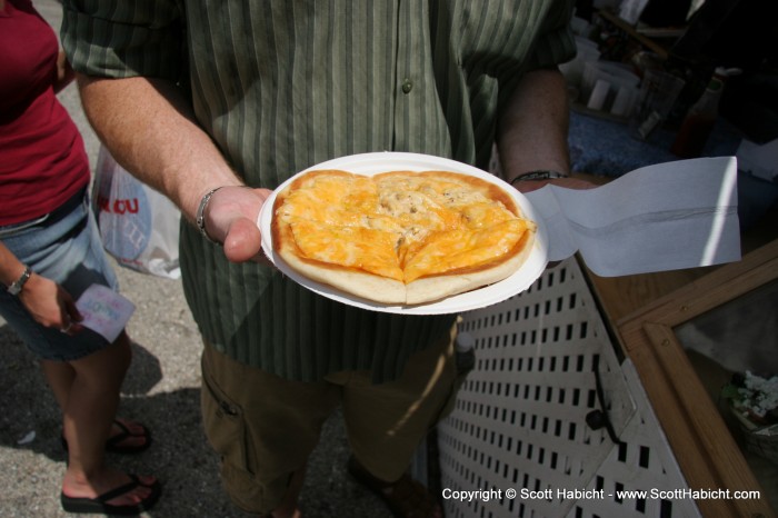 Scott got a crab melt.