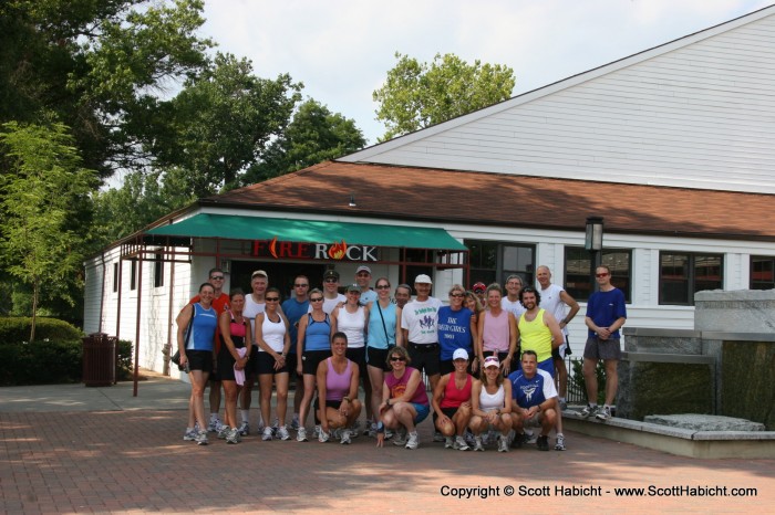 A quick group shot outside the Fire Rock, and then it was on to.....