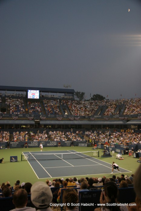 It was a great night for tennis....