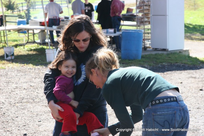 There also was a straw maze for children....