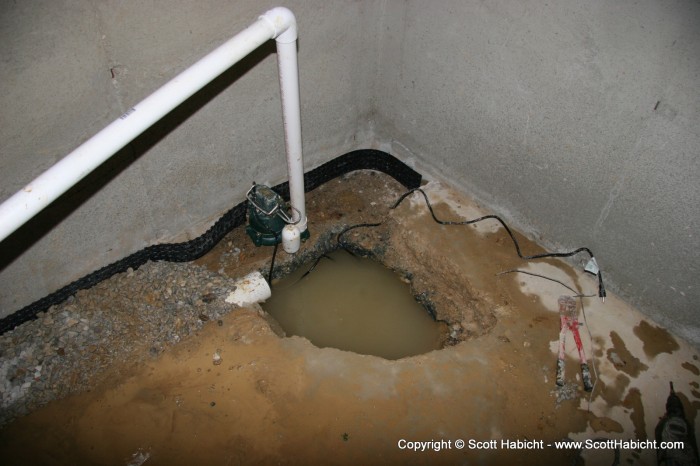 As well as a second sump pump.