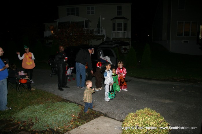 I gave out 3 cases of beer to the adults that came.