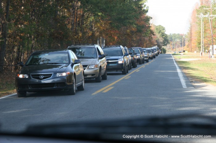 Traffic was about as fun as the rest of the event.