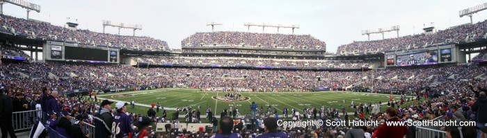 Raven's Stadium (4 images stiched together).