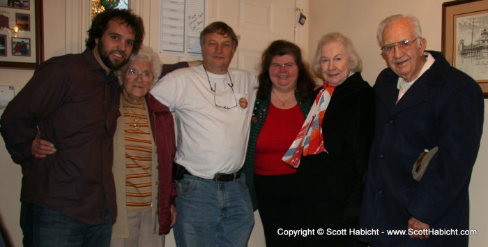 Back at my parent's house, we all posed for a picture.