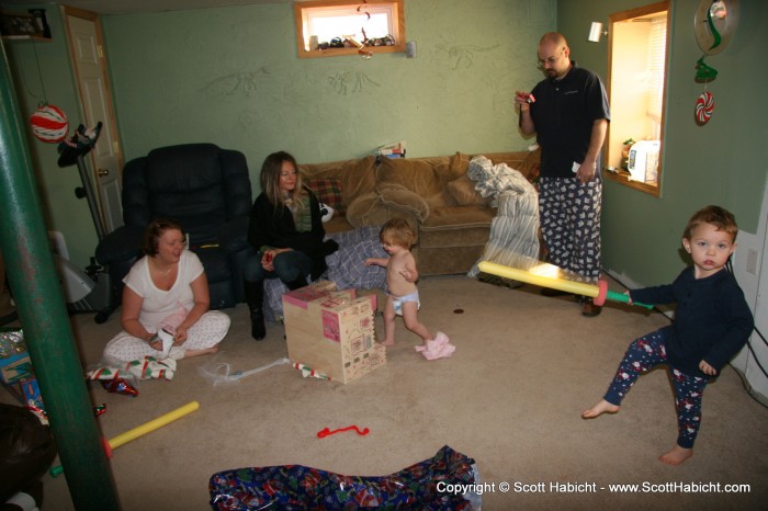 How great of an Uncle am I to give my brother's kids foam swords with which to hit each other?