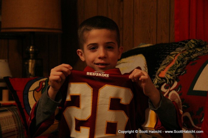 Mark says he's a Redskins fan for life. We'll see.