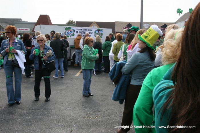 The line for beer wasn't too long.