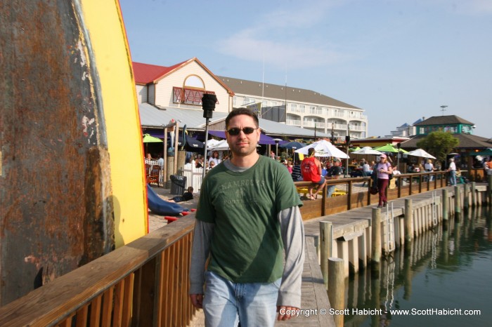 Chris, however, was cool as a clam at high tide.