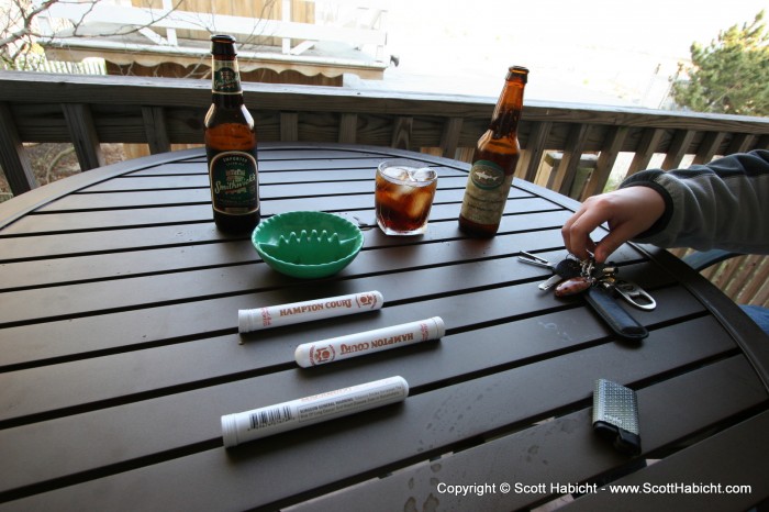 Chris bought some cigars (they rocked).