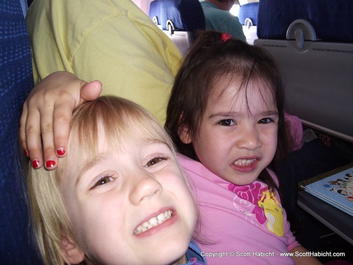 But as luck would have it, another little girl (Skylin, same age!) was sitting right in front of us.