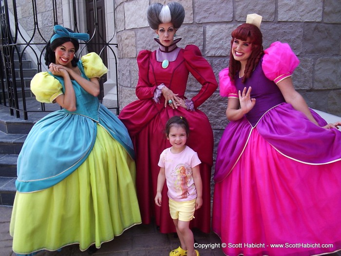 These evil stepsisters were hilarious. I could have just stood around watching them.