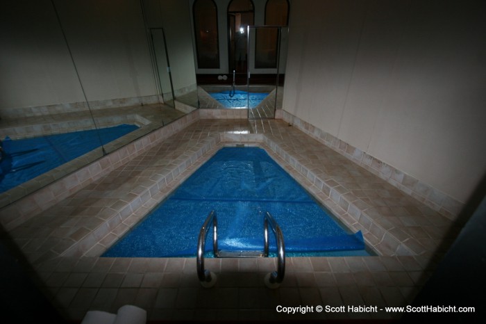 Most of the rooms we looked at had private indoor pools.