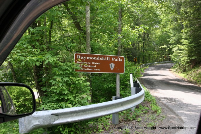 Our first stop was Raymondskill Falls.