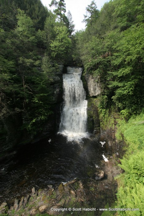 Almost completing our loop, Bushkill Falls from the other side.