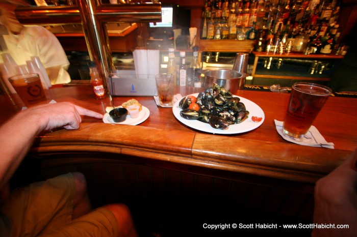 We went down to Annapolis, MD (Middletown Tavern) for some food....