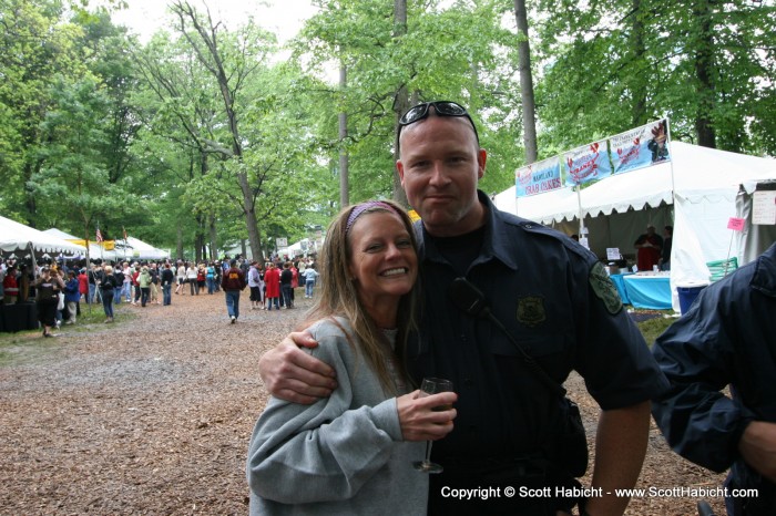 Doug the policeman, we see him at all the Howard County events.