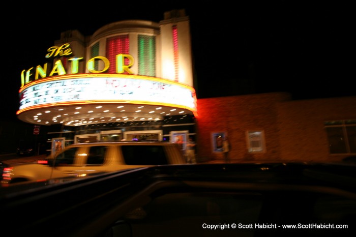 At the Senator Theater.