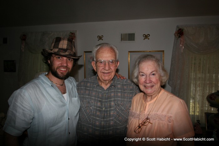 We stopped into my grandparents house on the way home, as they are always happy to see me.