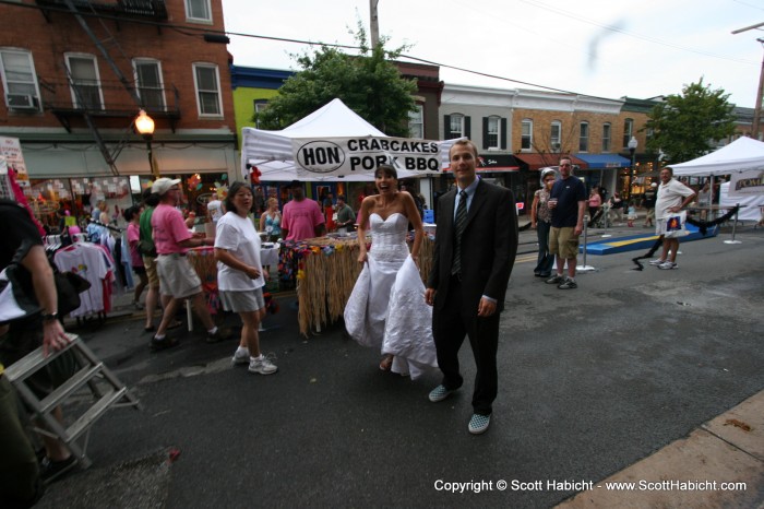 Festival wedding.