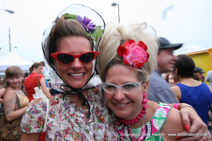 Honfest founder Denise Whiting and Kelli enjoying their Hon-ness.