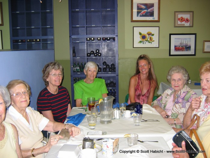 A ladies luncheon at the Oasis Cafe. The food is great! The conversation not as much.