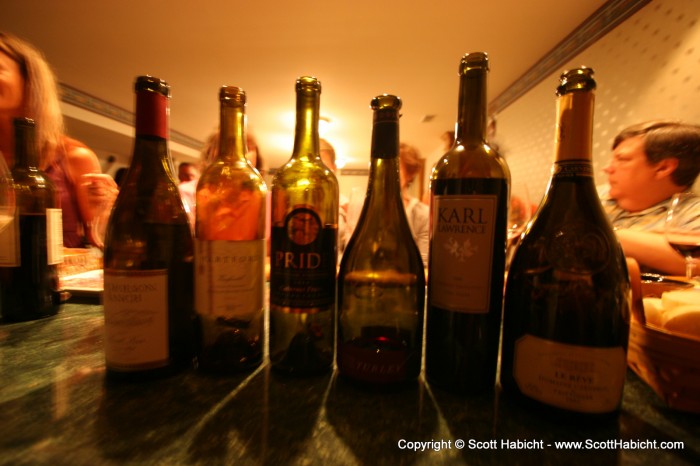 Some of the bottles that we killed.