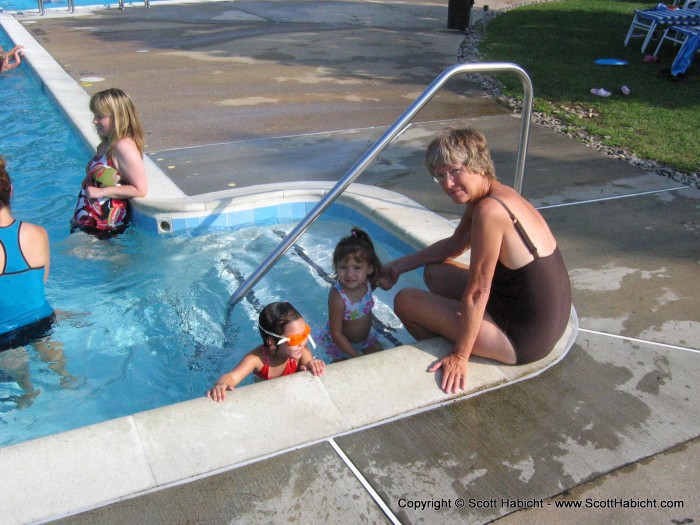 Kelli spent a lot of time at North St. John pool this summer.