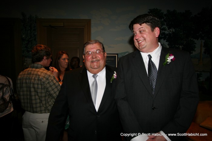 Rob and his father have a good laugh over the merits of marriage.