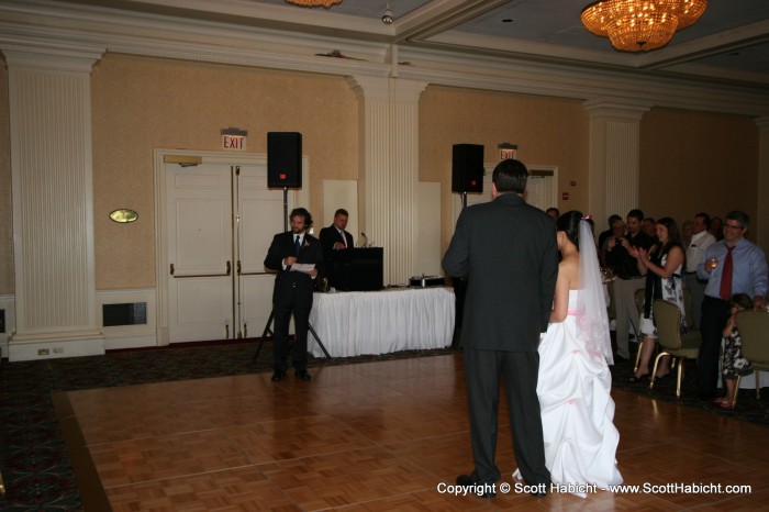 I gave the best man speech...