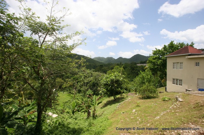 A view of the landscape.