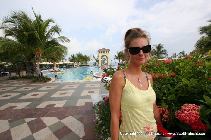 Time to explore the resort. This is the main pool.