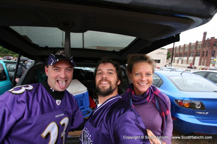 The last Ravens pre-game of the season and we hooked up with Rob Dudley.