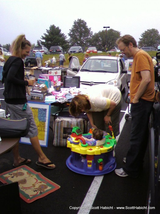 Yard saling one day and we found Megan and Peter's junk for sale.