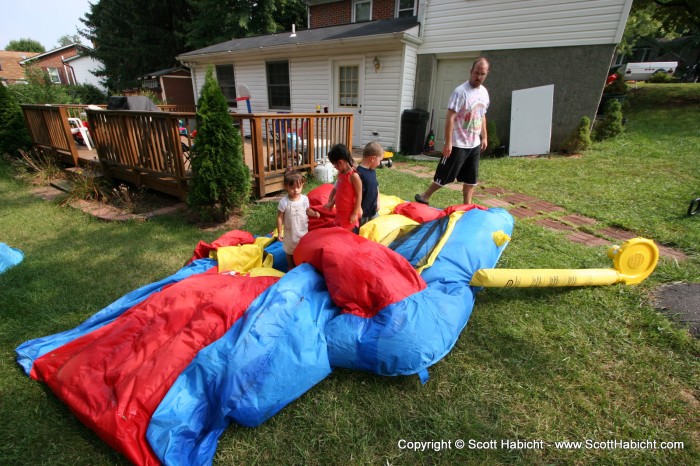 My parents got them a moonbounce.