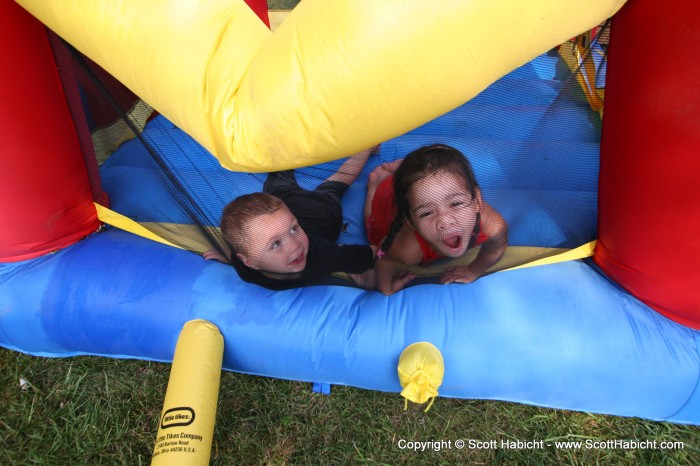 These 2 loved the moonbounce.