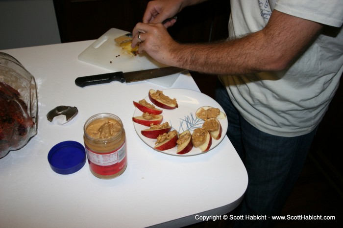 We had so many apples this fall from our CSA.