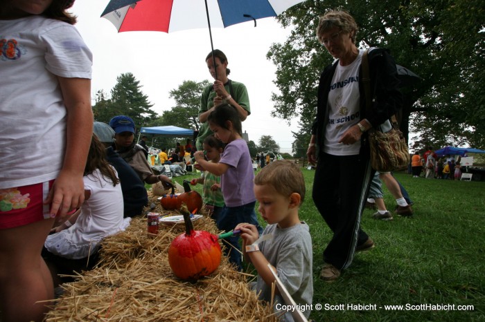 They had all sorts of activities for children.