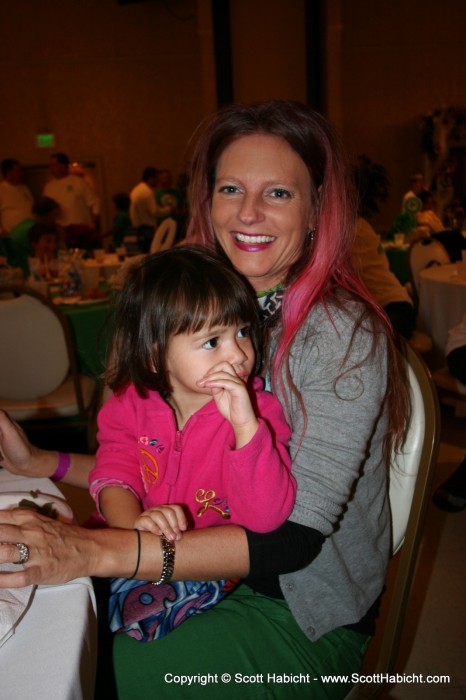 Sophia enjoys some time with her favorite Aunt.