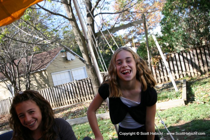 The joy of sisters.