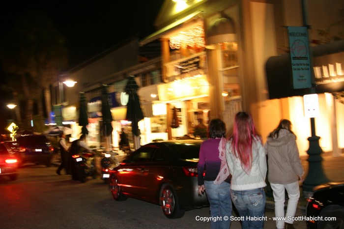 We didn't like the cover charge at a bar in St Armands, so we didn't stay there.