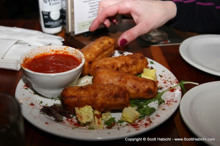 The women could NOT stop raving about how good the mozzarella sticks were there!!!!!