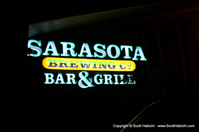 We made our way to the Sarasota Brewing Company....