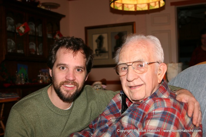 Me and my grandfather.